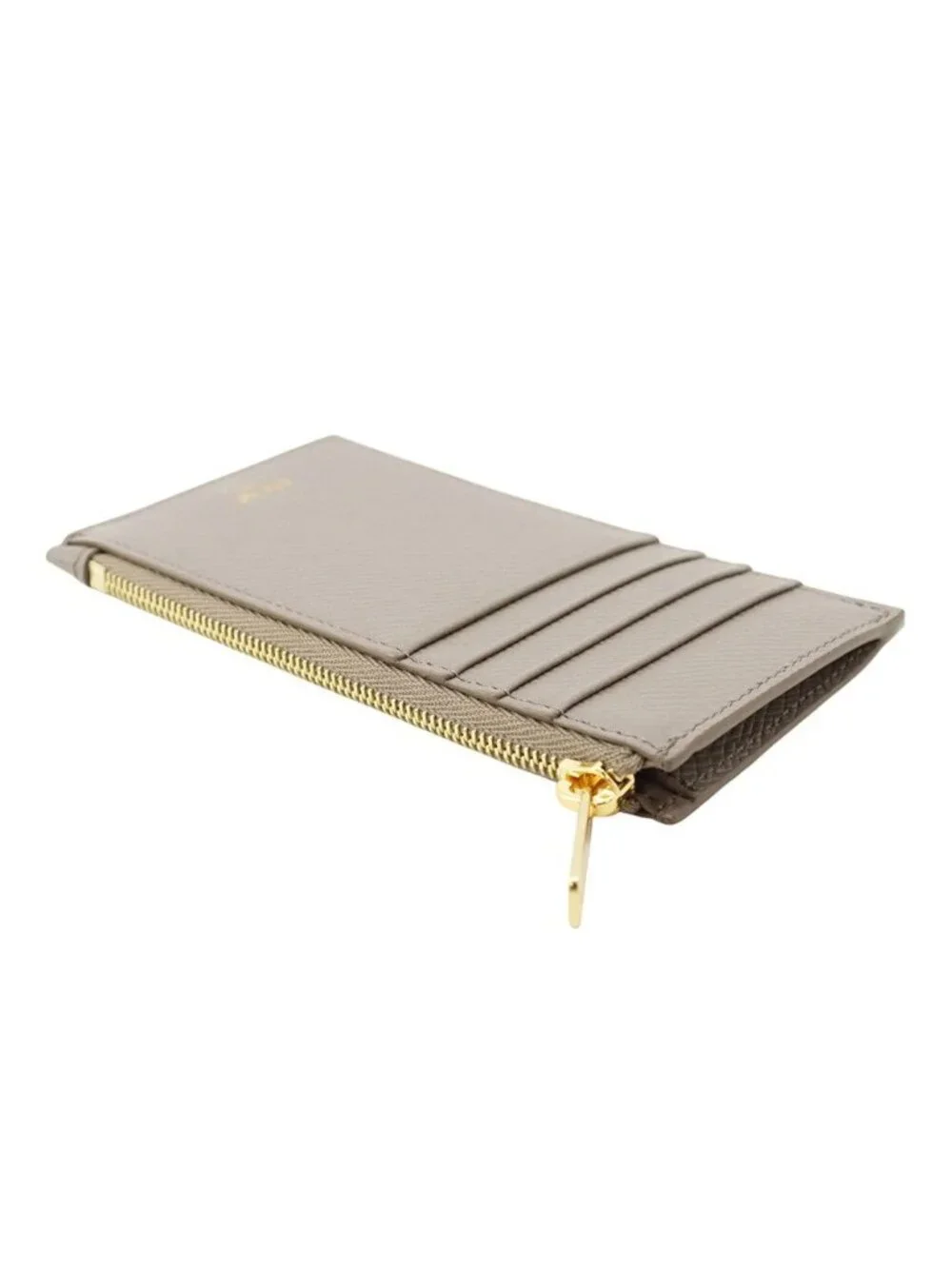 Celine Coin Purse Fragment Case Grained Calfskin Logo Card